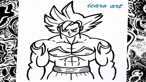 Goku Ssj Dios Para Colorear