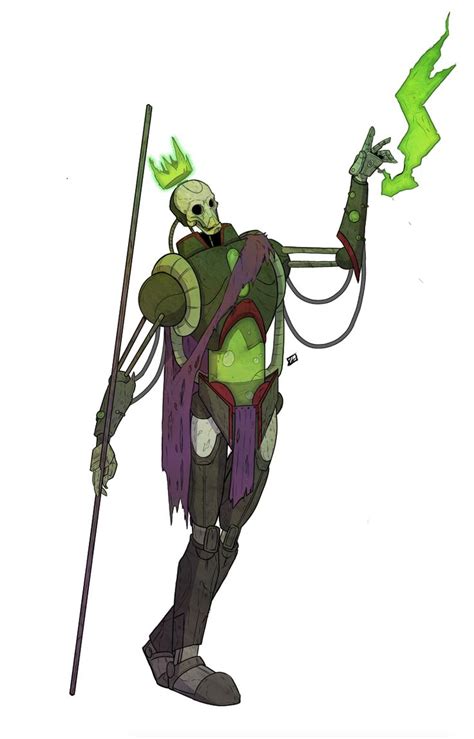 Warforged Necromancer Oc Dnd Character Art Necromancer Creature