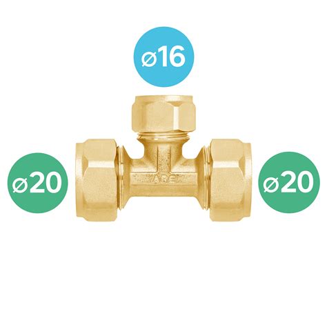 Té réduit à compression multicouche 20 16 20 Equation Leroy Merlin