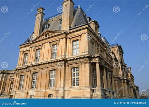 Maisons Laffitte France April 3 2017 Castle Stock Image Image Of