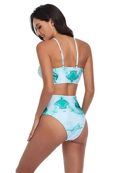 Buy LYCKA LYX673550141269 European Lady Bikini Swimwear Green 2024