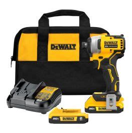 Dewalt Dcf D Atomic Impact Screwdriver Brushless V With Batteries