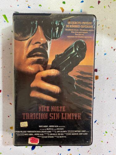 Traicion Without Limit Vhs Tape Video Nick Nolte Ebay