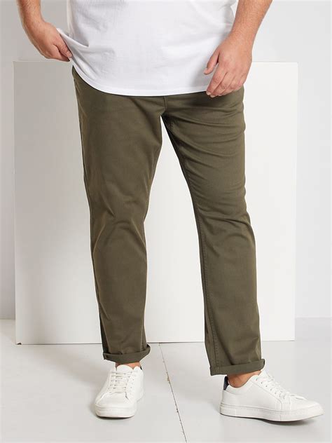 Slim Fit Chino L Kaki Kiabi