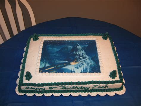 Polar Express Birthday Cake - CakeCentral.com