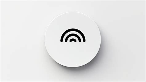 Premium AI Image | WiFi icon in the center of a black background