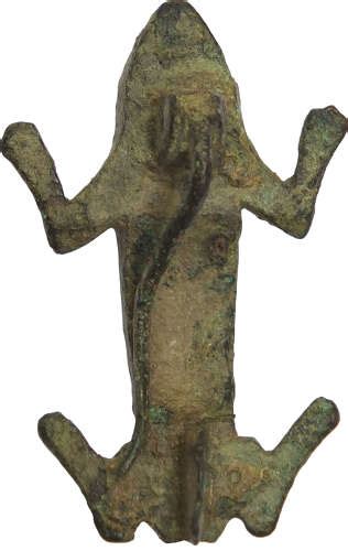 A Roman Bronze Frog Brooch C 2nd 3rd Century Ad