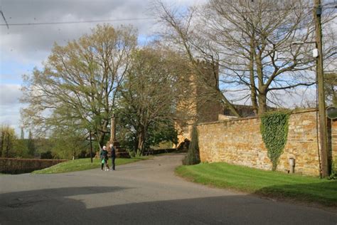 Great Brington Village Scene Chris Geograph Britain And Ireland