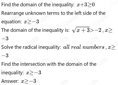 Solved 4 Nilai Nilai X Yang Memenuhi Pertidaksamaan Sqrt X 3 2