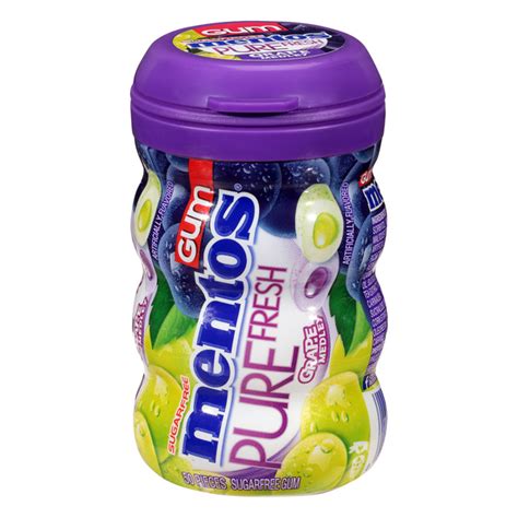 Save on Mentos Pure Fresh Sugar Free Gum Grape Medley Order Online ...