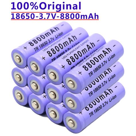 100Original Recargable Bateria 18650 8800mah 3 7v Bateria De Litio18650