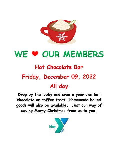 Hot Chocolate Bar Hopkinsville Christian County Ymca