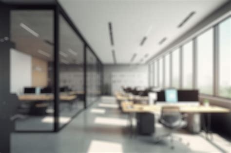 Premium Photo Blur Background Of Modern Office Interior Design