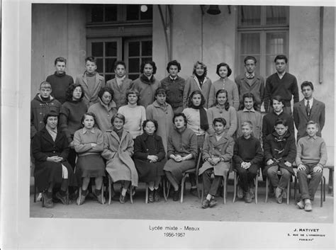 Photo De Classe 4m1 De 1956 Lycée Henri Moissan Copains Davant