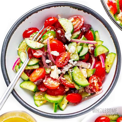 Cucumber Tomato Salad Quick Easy Wholesome Yum