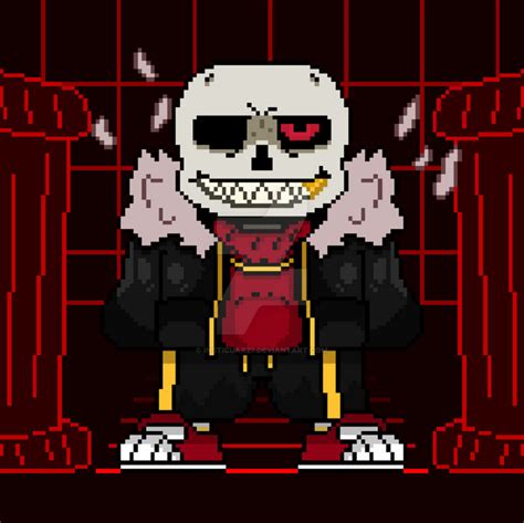 Underfell Sans Sprite By Insticuarz7 On Deviantart