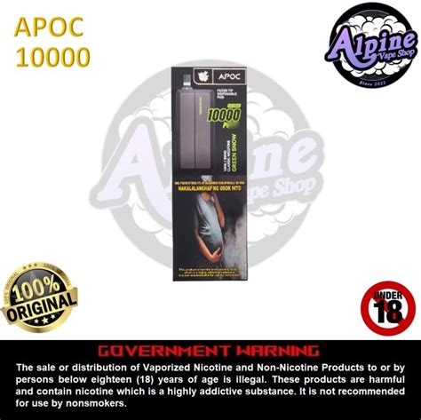 Apoc 10000 Disposable Vape Pod Lazada Ph