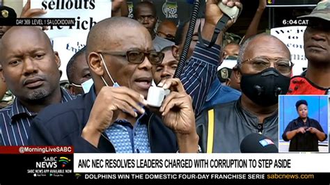 Anc Nec Resolves That Leaders Charged With Corruption Must Step Aside