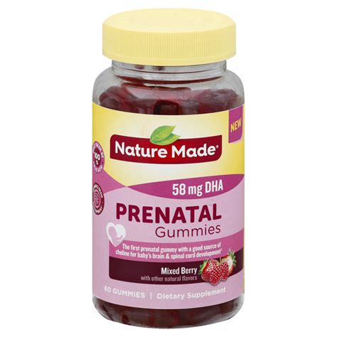 Save on Nature Made Prenatal Gummies 58 mg DHA Dietary Supplement Mixed ...