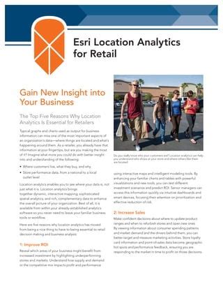 esri location analytics  retail