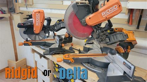 Ridgid Cruzer Miter Saw Review R4251 And R4241 Made By Delta Youtube