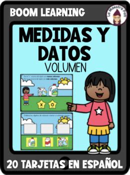 Boom Cards In Spanish Medidas Y Datos Volumen By La Maestra Pati