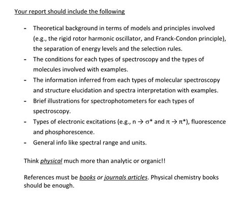 Solved Discuss the basic types of molecular spectroscopy ( | Chegg.com