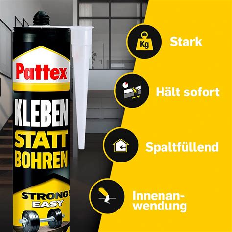 Pattex Kleben Statt Bohren Montagekleber Kartusche Weiss G Kaufen