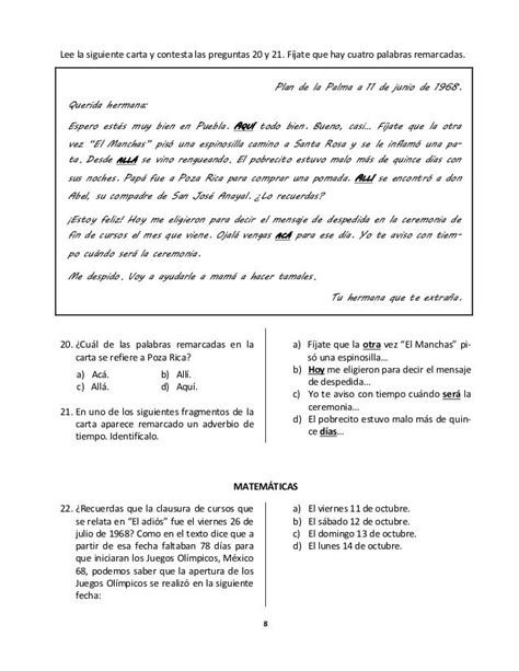 Lee La Siguiente Carta Y Contesta Las Preguntas Y F Jate Que