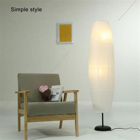 Tmishion Lampadaire De Salon Lampadaire Led Sur Pied Moderne En Papier