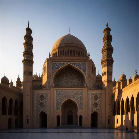 Premium Ai Image Exterior Of Cairo Mosque Style The Most Beautiful