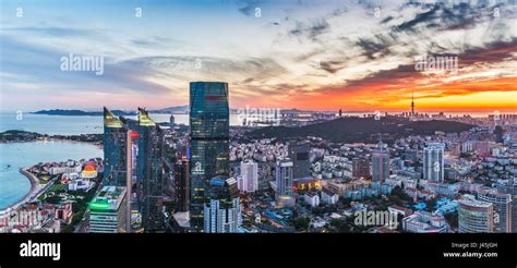 City Building Of Qingdaoshandong Provincechina Stock Photo Alamy