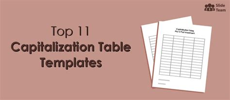 Capitalization Table Template Cabinets Matttroy