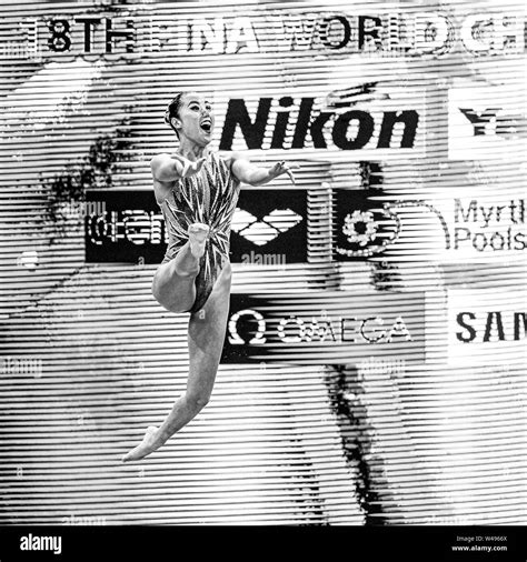 Artistic Swimming Korea Black And White Stock Photos Images Alamy