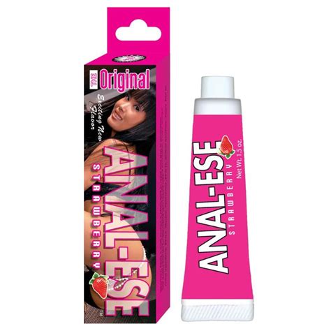 Lubricante analgésico con sabor a fresa Anal Ese 44 ml TopVibes