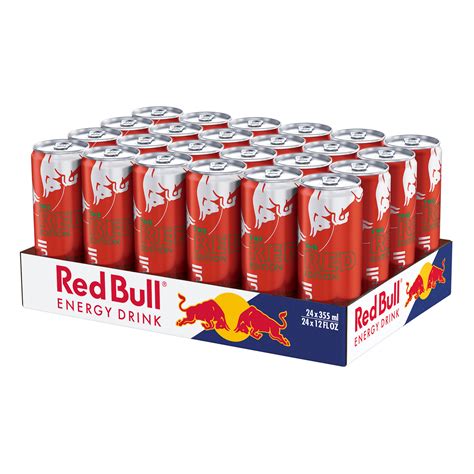 Red Bull Energy Drink Watermelon Flavor 12 Fl Oz Case Of 24