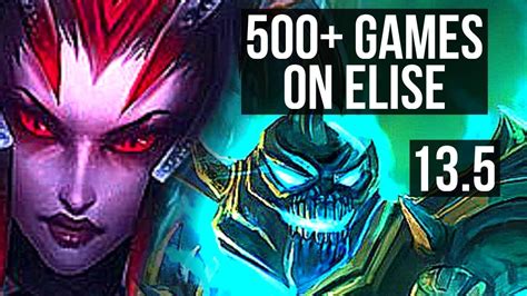 Elise Vs Hecarim Jng 408 500 Games Kr Master 135 Youtube