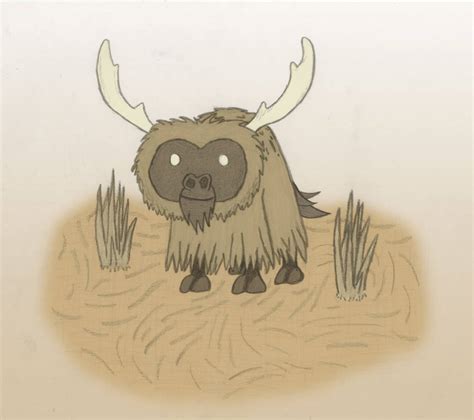 Beefalo (Don't Starve fanart) - enhanced version by roelifant on DeviantArt