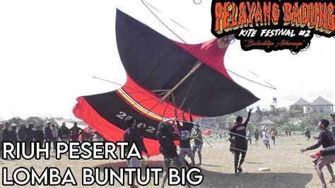 Lomba Layang Layang Pelayang Badung Kite Festival Seri Buntut Big