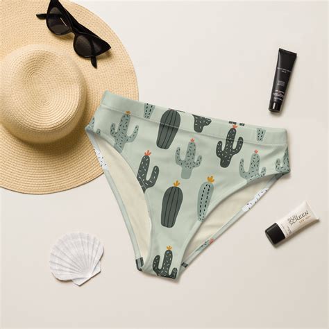 Western High Waisted Bikini Cactus Bikini Arizona Etsy