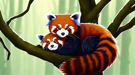 Premium Photo | Red panda bear