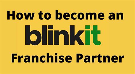 How to Become a Blinkit Franchise Owner - Franchise cost,Profit - Startup Authority : #1 Startup ...