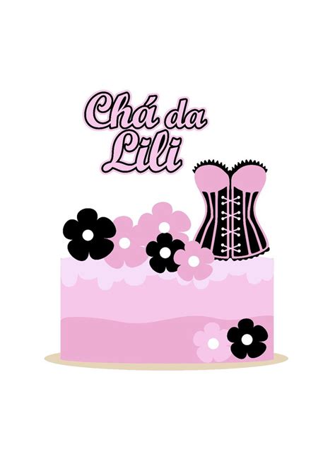 Arquivo Topo De Bolo Ch De Lingerie D Elo Produtos Especiais