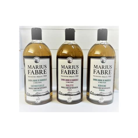 Savon de Marseille liquide Marius Fabre à l huile d olive