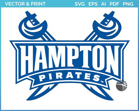 Hampton Pirates - Secondary Logo (2007) - College Sports Vector SVG ...