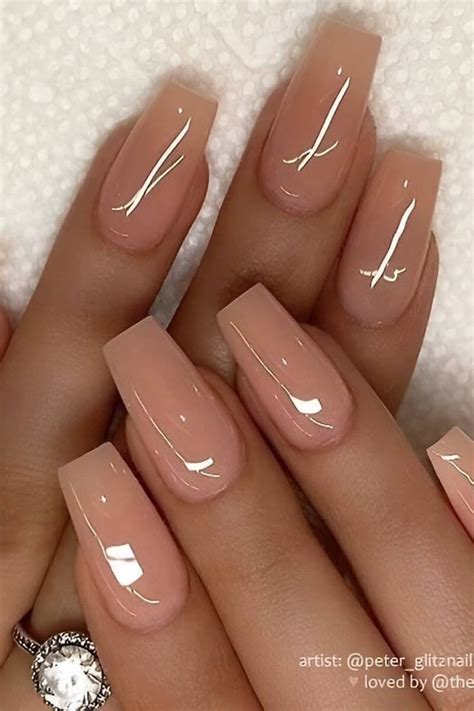 Feminine Nude Nail Designs Acrylic Nails Nude Stylish Nails Simple Acrylic Nails