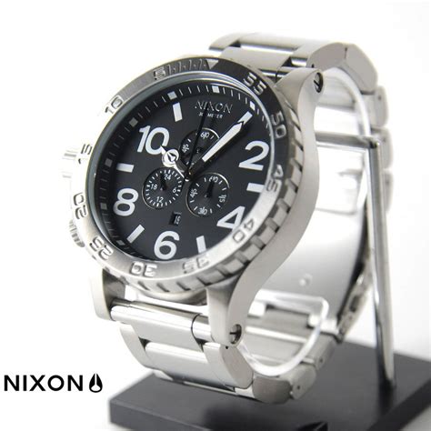 【楽天市場】nixon ニクソン 腕時計 The 51 30 Chrono Black Na083000 00 メンズ 価格比較 商品価格ナビ