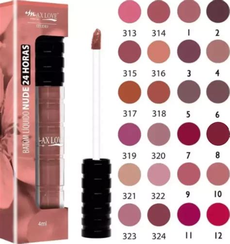 Batom Líquido Nude Horas Cor Max Love