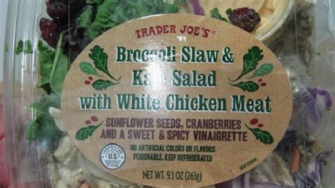 Usda Issues Recall Of Trader Joes Broccoli Slaw And Kale Salad Over Listeria Concerns