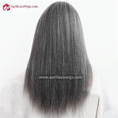 25% Grey Hair Mixed Human Hair Custom Order (Link For Demonstration)
